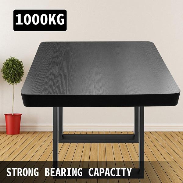 Quality 420*400mm Black Metal Table Legs for Industrial Country Style Furniture Design for sale