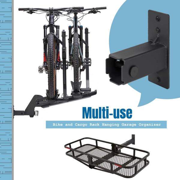 Quality Hitch Wall Mount 2 Inch Garage Bike Storage Trailer Rack for Snowboards and for sale