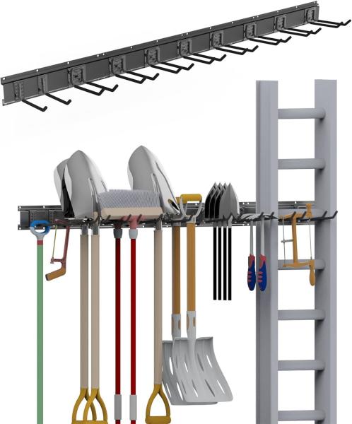 Quality Garage wall mounted tool rack and storage organizers shelving with included for sale