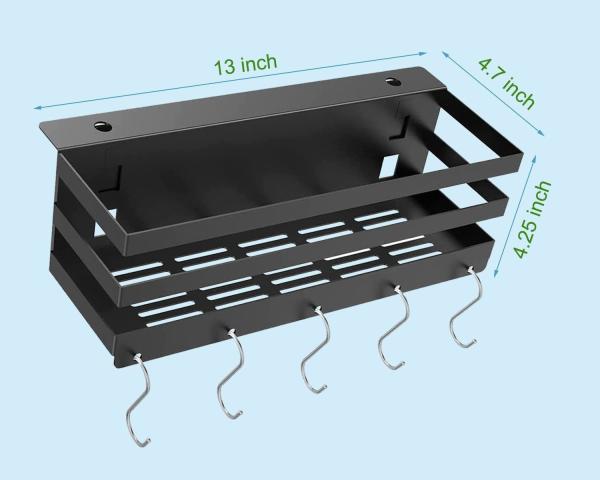 Quality Organize Your Countertop Setup with this Powder Coated Griddle Accessories Caddy for sale