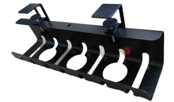 Quality Organize Your Desk Wires with Cable Tray and Clamp Powder Coating Surface for sale