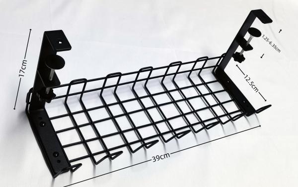 Quality Home/Office Wire Organizer Tray No Drill Steel Cable Tray for Neat Cable for sale