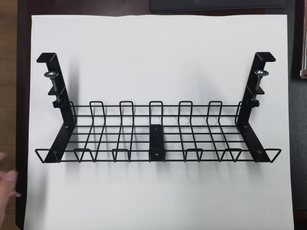 Quality Home/Office Wire Organizer Tray No Drill Steel Cable Tray for Neat Cable for sale