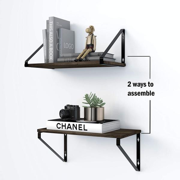 Quality Metal Floating Shelf Brackets 7.64*6.61*2.72cm Single-side Structure DIY for sale