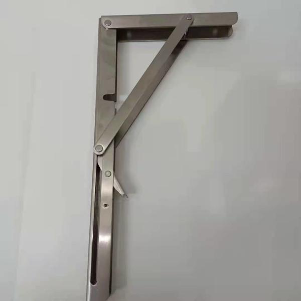 Quality 30 Inch Heavy Duty Folding Brackets Standard Stainless Steel Wall Mounted Desk for sale