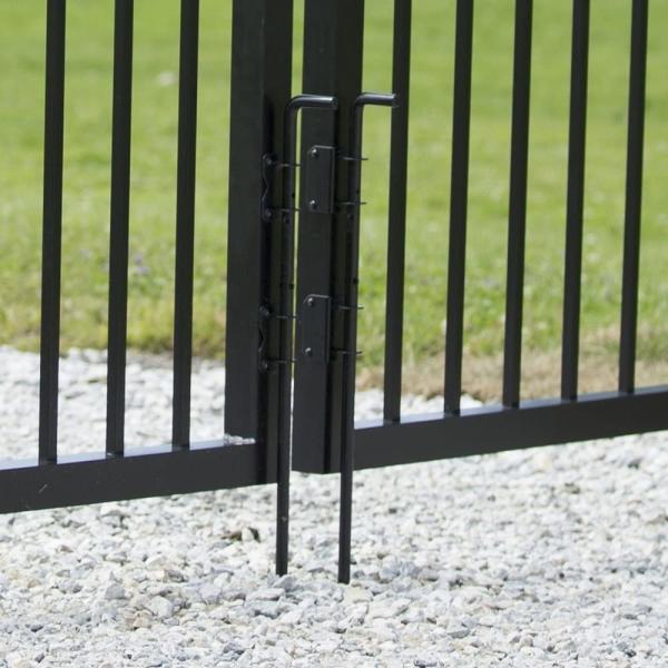 Quality Outdoor Living Heavy Duty Drop Rod Tube Gate Anchor with Powder Coated Stainless for sale