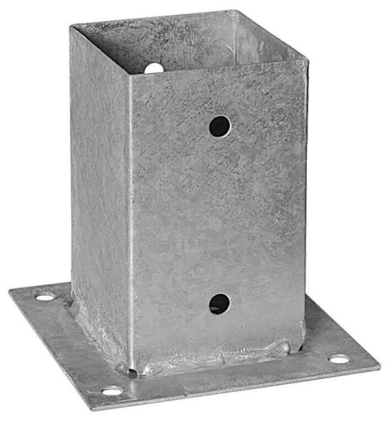 Quality Sample Offered Oem Odm Metal Post Base Pergola Corner Bracket for 4x4 Wood Posts for sale