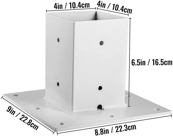 Quality Sample Offered Oem Odm Metal Post Base Pergola Corner Bracket for 4x4 Wood Posts for sale