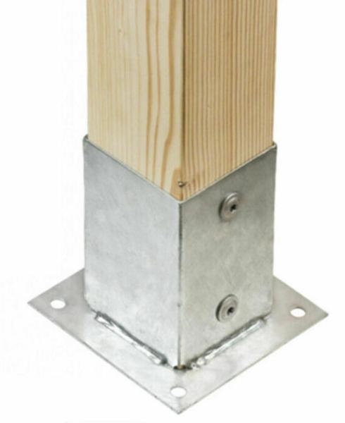 Quality Sample Offered Oem Odm Metal Post Base Pergola Corner Bracket for 4x4 Wood Posts for sale