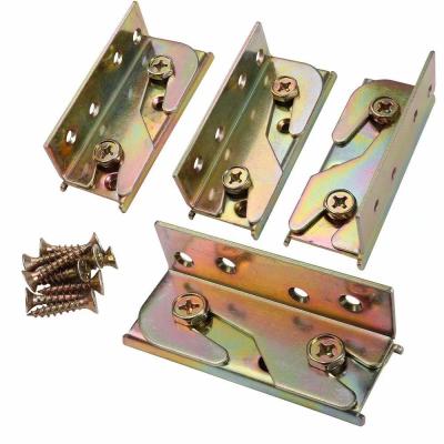 China 86mm*26.5mm*33mm Metal Wooden Bed Hardware Parts Hooks for Furniture Accessories for sale