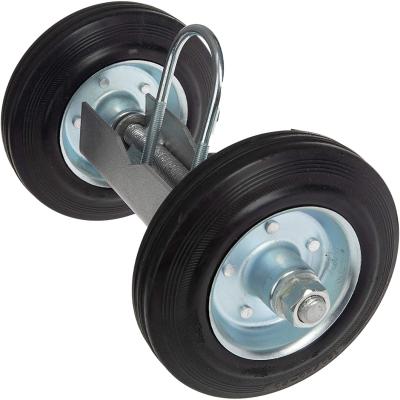 China Rolling Gate Wheels Swivel For Wood Or Metal Gates Customized Zinc Plated for sale