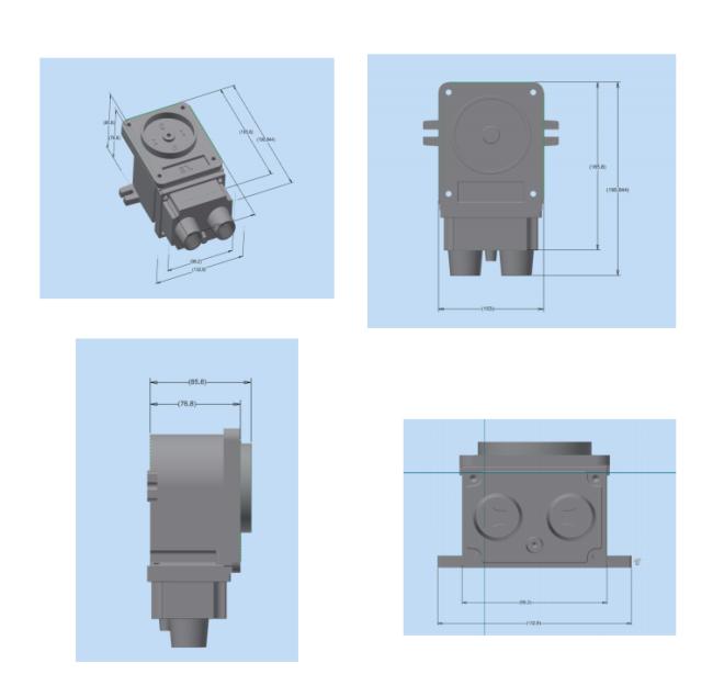 Hot Sale AC220V/380V Aluminum Alloy Explosion Proof Changeover Switch 5 Years Warranty Atex