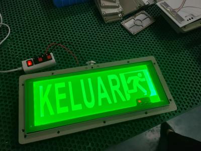 China Aluminum Explosion Proof Led Emergency Light Exit Sign 3w for sale