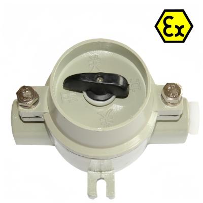 China Interruptor eléctrico a prueba de fuego de 380 VAC para lugares peligrosos con función de encendido / apagado y luz indicadora en venta