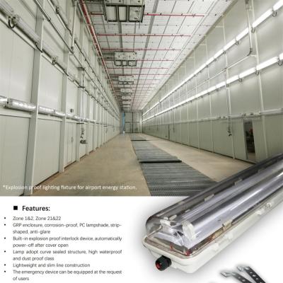 China IP66 Explosion Proof Fluorescent Lighting with ATEX/IECEx | Ceiling, Wall & Pendant Mount for Hazardous Sites for sale