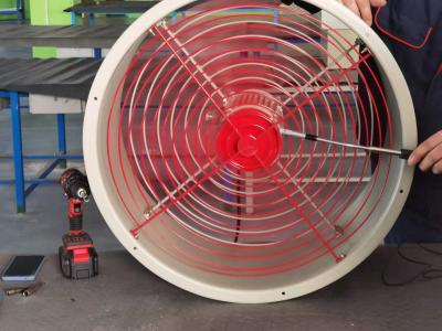China Der Zonen-1 Ex-sichere Blatt-umfangreiche Hochdruckluft-axiale Strömung Belüftungs-des Fan-315mm zu verkaufen