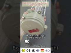 Dispositivo di illuminazione lineare fluorescente a prova di fiamma - IP66 - resistente alla corrosione