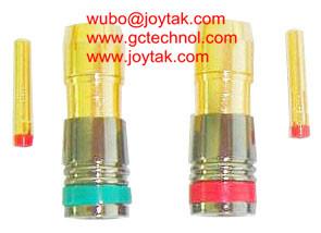 China RCA Connector Compression Type for RG59 Coax Cable best selling premium quality RCA compression connector for sale