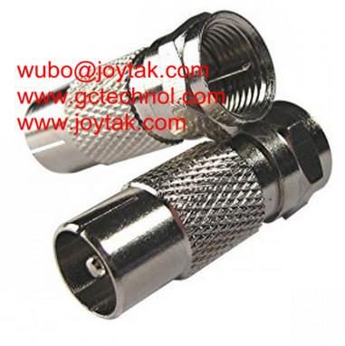 China Coaxial Adapter Coaxial Adaptor PAL Male To F Male TV Cable Adapter Connector / FM.PALM for sale