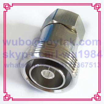 China 4.3-10 connector female clamp type for 1/2 cable all brass Tri-alloy plating PIM -160dBc for sale