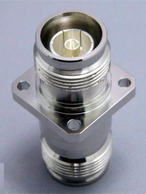 China 4.3-10 adapter 4.3-10 female to 4.3-10 female with panel mount high quality all brass 50ohm for sale