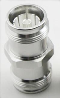 China 4.3-10 adapter 4.3-10 female to 4.3-10 female low price high quality all brass 50ohm for sale