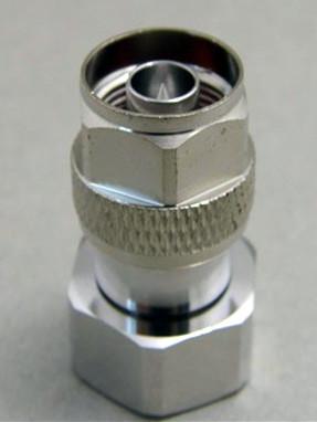 China 4.3-10 adapter N adapter 4.3-10 male to N male low price high quality all brass 50ohm for sale