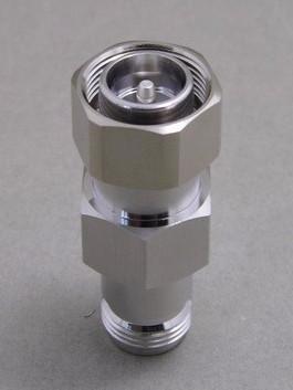 China 4.3-10 adapter N adapter 4.3-10 male(plug) to N female(jack) low price high quality all brass 50ohm for sale