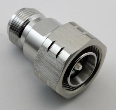 China 4.3-10 adapter N adapter 4.3-10 male to N female low price high quality all brass 50ohm for sale