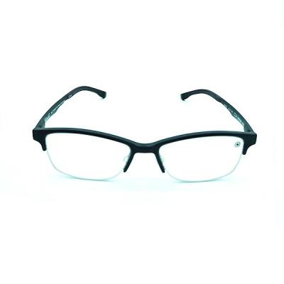 China ISO12870 Half Rim Rectangle Eyeglasses Anti Glare Spectacles For Computer Users for sale