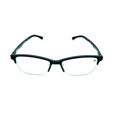 China Non Thermal Far Infrared Anti Reflection Eye Glasses Mens Half Rim Eyeglasses 54mm for sale