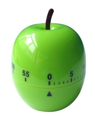 中国 Apple Kitchen Countdown Timer Popular Household Products Green Funky 販売のため