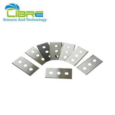 China Tungsten Carbide Industrial Double Edge Knife Razor Blades For Plastic Stretch Film Production for sale
