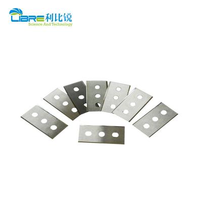 China Three Holes 43×22×0.4mm Film Slitting Blades for sale