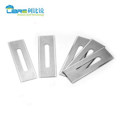 China Double Edged 22mm Width 0.2mm Plastic Film Cutting Blade for sale