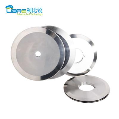 China Toilet Paper Tube Core Cutting ISO9001 HRC66 Round Slitter Blades for sale