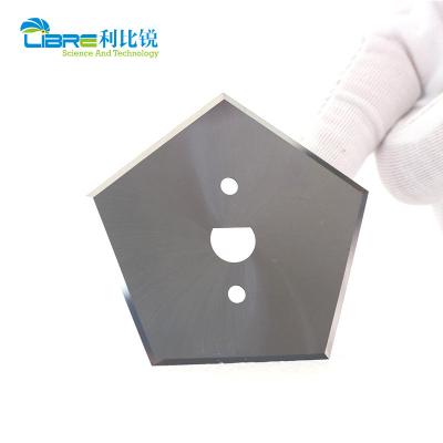 China Pentagon Blade 5 Cutting Edges 66.9mm Length Industrial Slitter Blades for sale