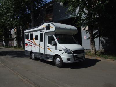 China Multifunction EuroIII Motor Home Caravan Camper Van With Bathroom for sale