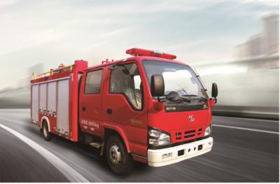 China 24L/S Stainless Steel Fire Rescue Truck Pumper 2000L Water Tank for sale