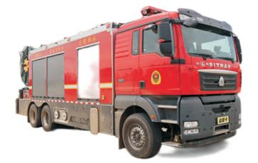 China Light Water Foam Fire Rescue Truck 6Passengers for sale