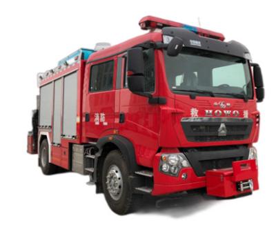 China 4x4 6 Cylinders Fire Service Truck Heavy Rescue Pumper for sale