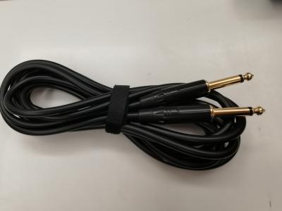 China Cable de audio digital personalizado de 6.35 mm a 6.35 mm Cable para guitarra en venta