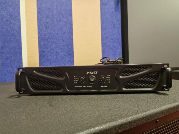 Quality XL350 Public Address System Amplifier 2 Channel 2x350W Black Power Amplifier for sale