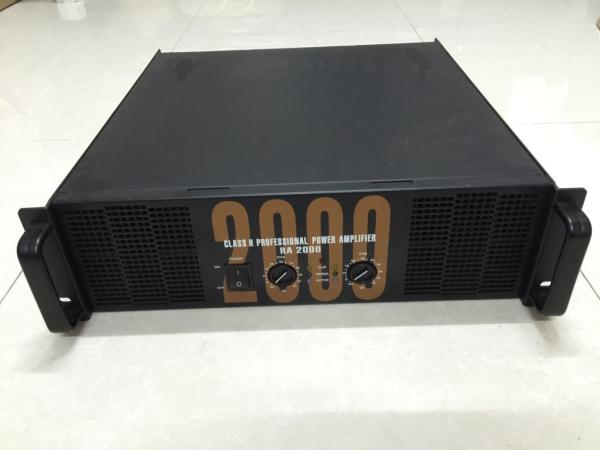 Quality 2X300W Professional Power Amplifier 2Ch Class AB With Two Cooling Fans for sale