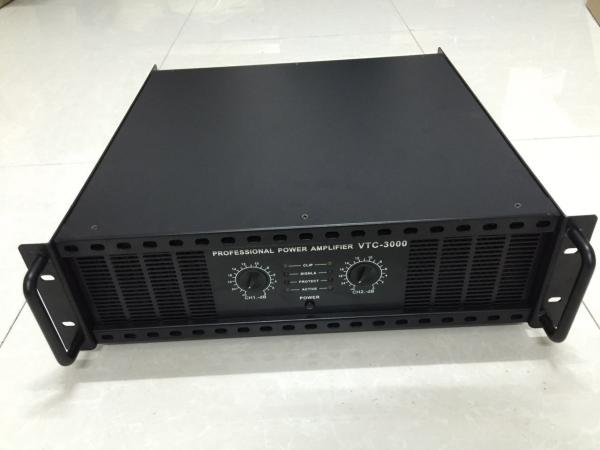 Quality 0.75V 2500W Power Amplifier Professional Class H With Two Cooling Fans for sale