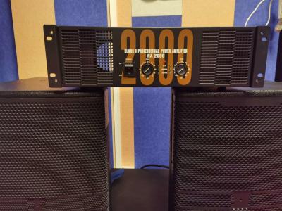 China Class H Karaoke Power Amplifier 2x1700w Energy Saving For Linear Array Speakers for sale