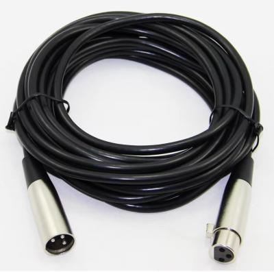 China XLR Dual Jack 3 Pin Cable de audio / cable de extensión de audio de hombre a mujer para mezclador de micrófonos en venta