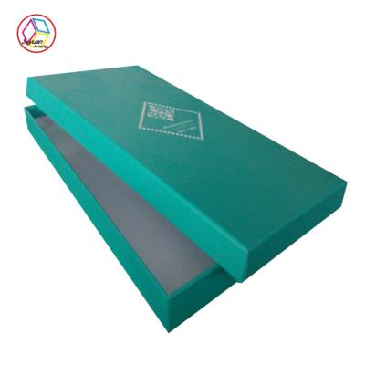 China Green Fancy Paper Gift Box CMYK Printing Recycled Material OEM Service for sale