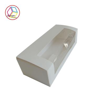 China Folding Gift Box White Color Ivory Paper Environmental Protection for sale