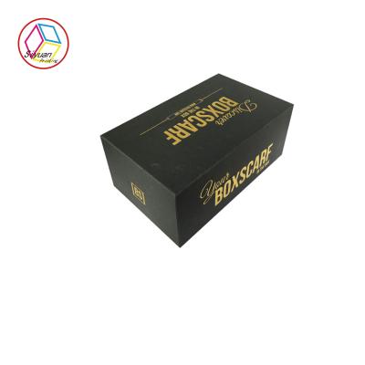 China Black Unique Jewelry Paper Gift Box , Luxury Jewellery Packaging Boxes for sale